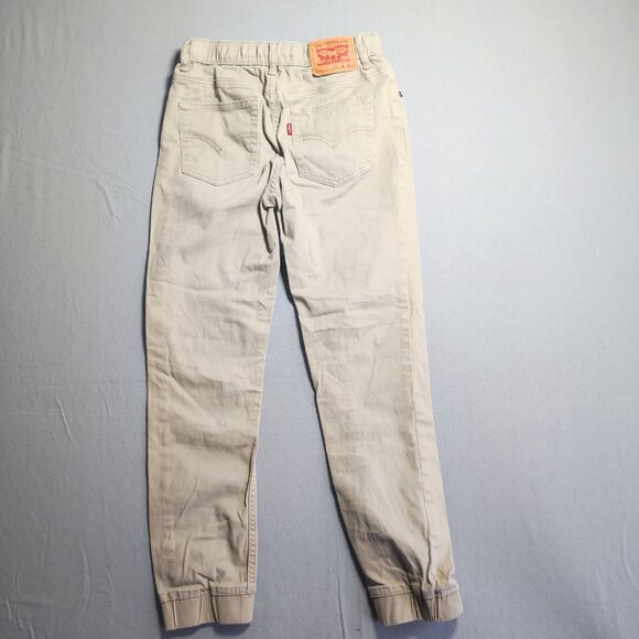 Levi's jogger boys size 16 reg, (28/30) cream colour elastic waistband, tapered - Picture 3 of 13